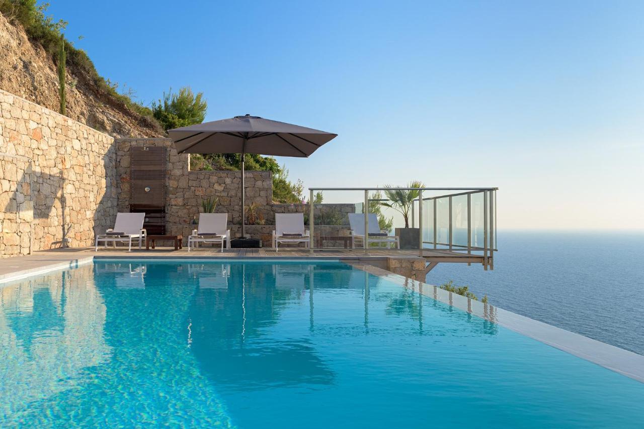 Kathisma Bay Villas - Luxury Villas - Villa Helios Kalamíci Kültér fotó