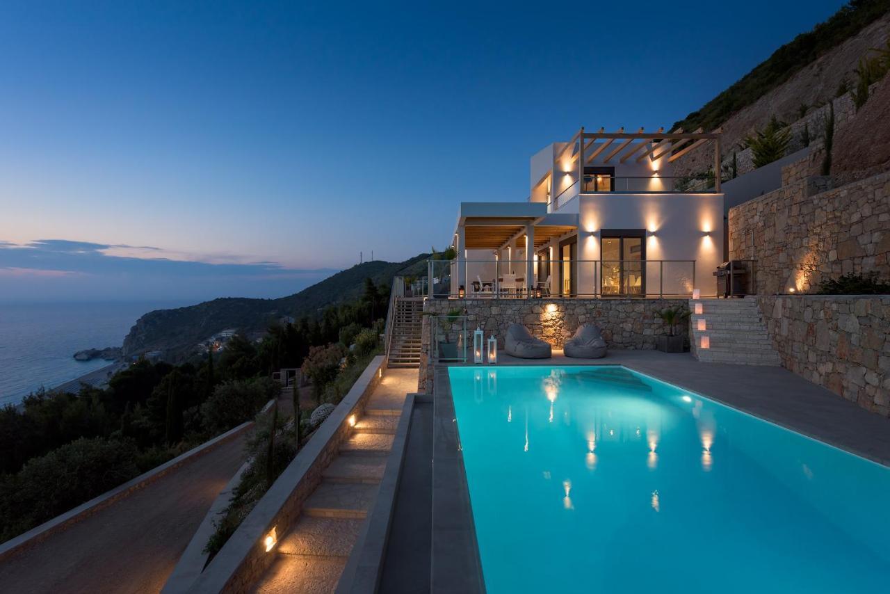 Kathisma Bay Villas - Luxury Villas - Villa Helios Kalamíci Kültér fotó